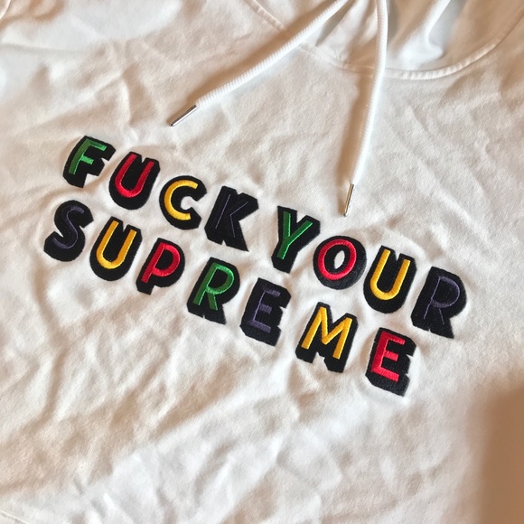 Embroidered Fuck Your Supreme Hoodie - Picture 2 of 2